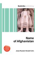 Name of Afghanistan