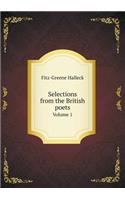 Selections from the British Poets Volume 1