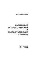 Pocket Tatar-Russian and Russian-Tatar Dictionary