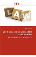 Les Class Actions