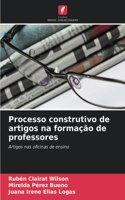 Processo construtivo de artigos na formação de professores