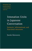 Intonation Units in Japanese Conversation