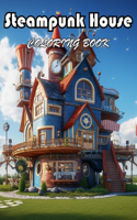 Steampunk House Coloring Book