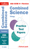 AQA GCSE 9-1 Combined Science Foundation Practice Test Papers: Shrink-Wrapped School Pack(Collins GCSE 9-1 Revision)