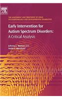 Early Intervention for Autism Spectrum Disorders