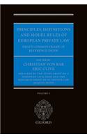 Principles, Definitions and Model Rules of European Private Law