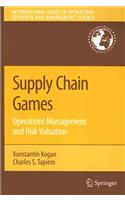 Supply Chain Games: Operations Management and Risk Valuation