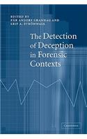 The Detection of Deception in Forensic Contexts