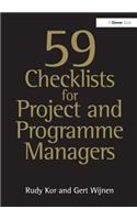 59 Checklists for Project and Programme Managers