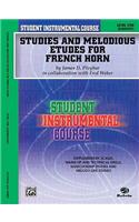 Student Instrumental Course Studies and Melodious Etudes for French Horn