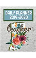 Teacher Daily Planner 2019-2020
