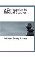 A Companion to Biblical Studies