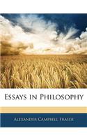 Essays in Philosophy