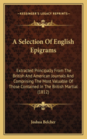 Selection Of English Epigrams