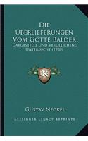 Uberlieferungen Vom Gotte Balder