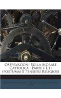 Osservazioni Sulla Morale Cattolica