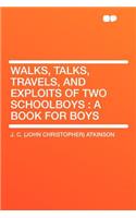 Walks, Talks, Travels, and Exploits of Two Schoolboys: A Book for Boys