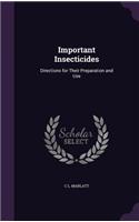 Important Insecticides