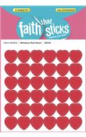 Miniature Red Heart - Faith That Sticks Stickers: (Faith That Sticks)