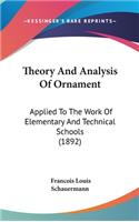 Theory And Analysis Of Ornament