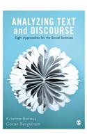 Analyzing Text and Discourse: Eight Approaches for the Social Sciences