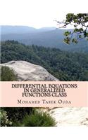 Differential equations in generalized functions class