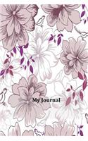 My Journal: Floral Arrangement, Blank Lined Diary / Journal / Notebook (7)