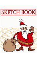 Sketchbook For Drawing Ominous Christmas Gift: Sketch Books Drawing Pads Hardbound - Sketching - Paint # Gift Size 8.5 X 11 INCHES 110 Page Free Prints Bonus Gift.