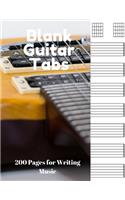 Blank Guitar Tabs