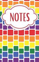 Rainbow Tile Graph Paper Notebook