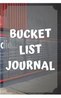 Bucket List Journal