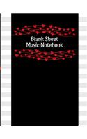 Blank Sheet Music Notebook
