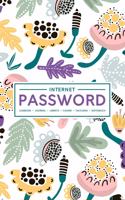 Internet Password Logbook - Journal - Libreta - Cahier - Taccuino - Notizbuch: 100 Page Password Book to Track & Organize Your Computer Logins, Internet Addresses & Usernames: Purple, Pink & Yellow Florals 175-2