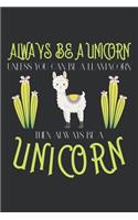 Always be a unicorn unless you can be a llamacorn then Always be a unicorn