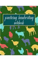 Practicing Handwriting Notebook