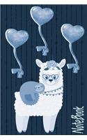 Notebook: Sloth Riding Llama Notebook Journal For Boys Girls Kids Man Women For School & Taking Notes - Funny Gift Ideas For Birthday, Sloth & Llama Lovers.