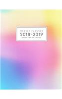 16 Month Weekly Planner 2018-2019