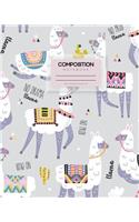 Quad ruled graph 4 square inch COMPOSITION NOTEBOOK