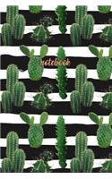 Notebook: Beautiful Cactus Notebook Journal - 120-Page Lined(1 Cactus Notebooks)