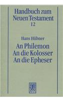 An Philemon. An die Kolosser. An die Epheser