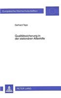 Qualitaetssicherung in der stationaeren Altenhilfe