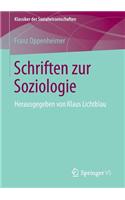 Schriften Zur Soziologie: Herausgegeben Von Klaus Lichtblau