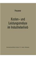 Kosten- und Leistungsanalyse im Industriebetrieb