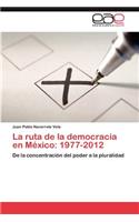 ruta de la democracia en México