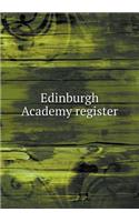 Edinburgh Academy Register: (English)