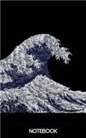 Great Wave but it's instant Ramen Notebook (100 pages)