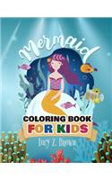 Mermaid coloring book for kids