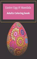 Easter Egg & Mandala adults coloring book