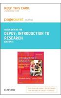 Introduction to Research - Elsevier eBook on Intel Education Study (Retail Access Card): Understanding and Applying Multiple Strategies