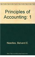 Principles of Accounting: 1